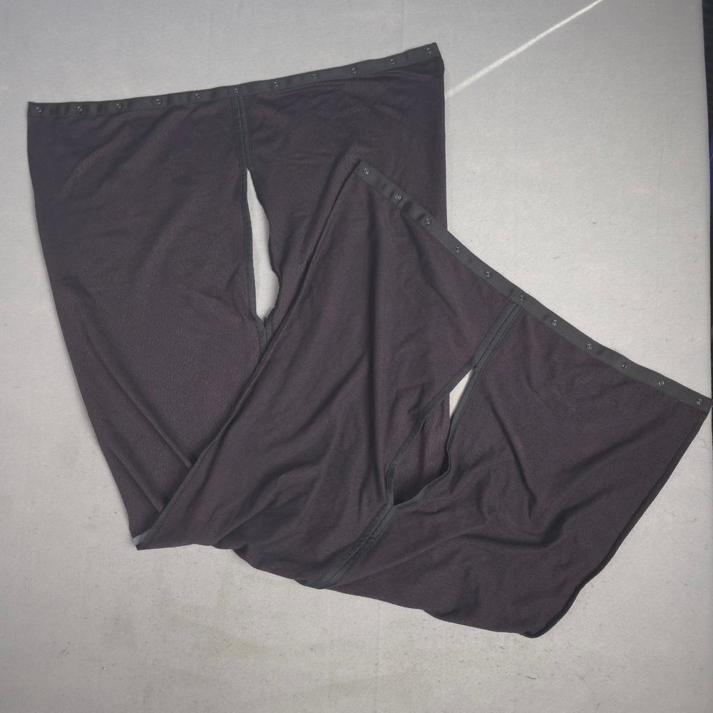 Lululemon Studio vinyasa Wrap Scarf Snap Up Black Purple Athleisure Womens